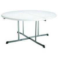 60IN COMMERCIAL FOLD IN HALF ROUND UTILITY TABLE
