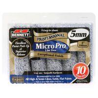 Bennett 10X4 MP5 Pile Roller, 5 mm Thick Nap, 4 in L, Microfiber Cover