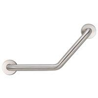 Boston Harbor YG01-01-1.5 Grab Bar, 16 in L Bar, Stainless Steel, Wall Mounted Mounting