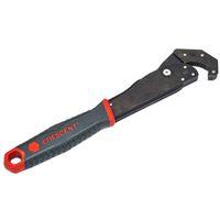 Crescent CPW12 Pipe Wrench, 1-1/2 in Jaw, 12 in L, Steel, Black-Oxide, Ergonomic Handle