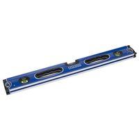 Vulcan JL-LV24 Level Box, 24 in L, 3-Vial, 2-Hang Hole, Non magnetic, Aluminum, Blue