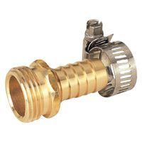 Landscapers Select GB958M3L Hose Coupling, 5/8 to 3/4 in, Male, Brass, Brass