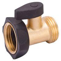 Landscapers Select GB9111A3L Hose Shut-Off Valve, 3/4 in, Female, 1-Port/Way, Brass Body, Brass