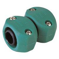 Landscapers Select GC5323L Hose Mender, 5/8 to 3/4, Coupling, Plastic, Black/Green