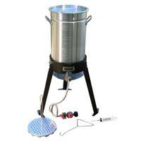 Bayou Classic 200-490 Turkey Fryer Kit, Aluminum