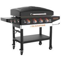 Blackstone 2322 Outdoor Griddle, 60,000 Btu, Liquid Propane, 4-Burner, 720 sq-in Primary Cooking Surface, Gray