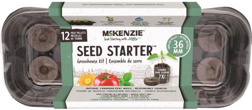 Mckenzie 142511 Greenhouse Window Kit, 11 in L Tray, 5-1/2 in W Tray, 12-Cell