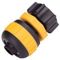 Landscapers Select GC629 Hose Coupling, 5/8 to 3/4 in, Female, Plastic, Yellow/Black