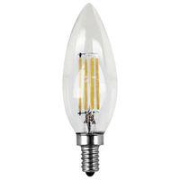 Feit Electric BPCTC40/827/LED/2 LED Lamp, 300 Lumens, 3.8 W, Torpedo Tip Lamp, 40 W Equivalent, E12 Lamp Base