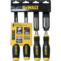 DEWALT DWHT16063 Chisel Set, 4-Piece, Black/Yellow