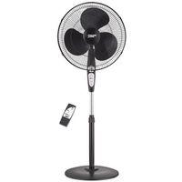 PowerZone SP2-18ARY Stand Fan, 120 V, 0.54 A, 90 deg Sweep, 18 in Dia Blade, 3-Blade, Plastic Blade, Black