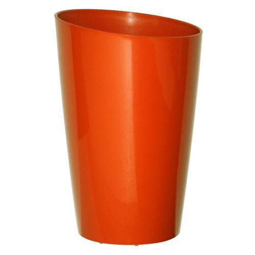 DCN 2209-40 Planter, 9 in Dia, 13-1/2 in H, Orange