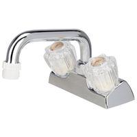 Boston Harbor PF4203A Laundry Faucet, 2-Handle, 2-Faucet Hole, ABS, Deck Mounting, 4 in Faucet Centers