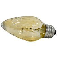 Sylvania 13986 Incandescent Lamp, C-7A Filament, Amber/Iridescent Lamp, 1-7/8 in Dia x 4-1/2 in L Dimensions, 40 W