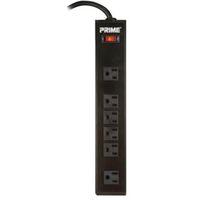 PowerZone OR801120 Power Outlet Strip, 6-Socket, 15 A, 125 V