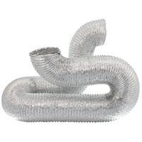 Imperial FX0597 Semi-Rigid Dryer Duct, 8 ft L, Aluminum