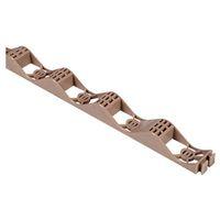 Palruf 92771 Closure Strip, 2 ft L, 1-1/4 in W, Asphalt Saturated Glass