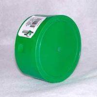 Soleno 2B100CV External End Cap  4 in Connection  HDPE