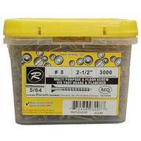 YELLOW SCREW 8X2-1/2" PAIL (3000/PAIL)