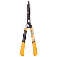 Landscapers Select GH6111 Hedge Shear, Straight with Wave Curve Blade, 7 in L Blade, Steel Blade, Steel Handle