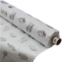 Dura NO1054 Shelf Liner, 87 ft L, 54 in W, 10 ga Thick, Vinyl, Clear