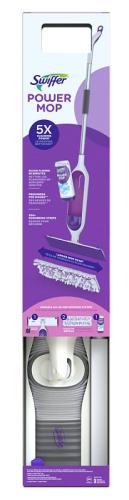Swiffer 72417 PowerMop Multi-Surface Kit for Floor Cleaning, 9.7 oz Bottle, Pleasant, Clear