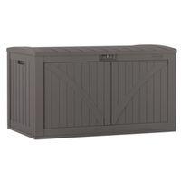 Suncast BMDB3425P Deck Box, Resin, Gray