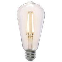 Feit Electric ST19/CL/VG/LED LED Bulb, Decorative, ST19 Lamp, 60 W Equivalent, E26 Lamp Base, Dimmable, Clear