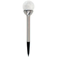 Boston Harbor 26200 Light Stake, Ni-Mh Battery, 1-Lamp, LED Lamp, Stainless Steel Glass Fixture, Battery Included: Yes