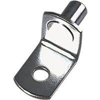 Knape & Vogt 346P ANO Shelf Support Pin, Specifications: 1/4 in Dia x 3/8 in L Pin, Anochrome