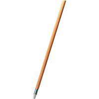 Rubbermaid FG636400LAC Broom Handle, .94 in Dia, 60 in L, Threaded, Wood, Brown