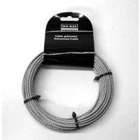 Ben-Mor 83033 Aircraft Cable, 920 lb Working Load Limit, 50 ft L, 3/32 in Dia, Carbon Steel