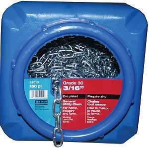 CHN UTIL 3/16INXFT ZN PLTD