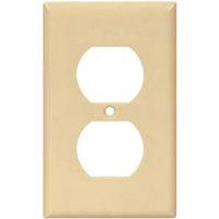 Arrow Hart 2000 Series 2132V-BOX Wallplate, 4-1/2 in L, 2-3/4 in W, 1-Gang, Thermoset, Ivory, High-Gloss