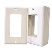 Eaton 2151W-JP Wallplate, Standard-Size, 4-1/2 in L, 2-3/4 in W, 1-Gang, Thermoset, High-Gloss