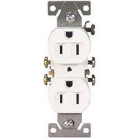 Eaton Wiring Devices 270W Duplex Receptacle, 15 A, 2-Pole, 5-15R, White