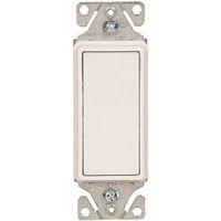 Eaton Wiring Devices 7500 Series 7503W-C Rocker Switch, 15 A, 120/277 V, 3-Way, White