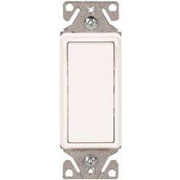 Eaton Wiring Devices 7500 Series 7513W-SP-C Rocker Switch, 15 A, 120/277 V, 3-Way, White, -20 to 60 deg C