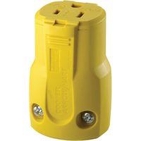 Arrow Hart AH5969Y Electrical Connector, 2 -Pole, 15 A, 125 V, Female, NEMA: NEMA 5-15, Yellow