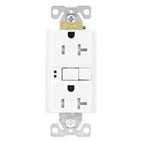 Eaton TRGF20W-SPL GFCI Receptacle, 125 V, 20 A
