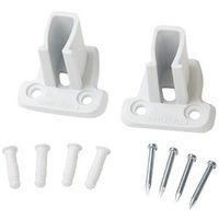ClosetMaid 6641 Wall Bracket, Resin, White