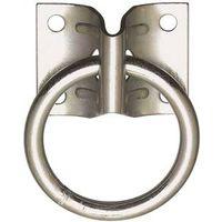 National Hardware 2060BC Series 220616 Hitch Ring, 400 lb Working Load, 2 in ID Dia Ring, Steel, Zinc