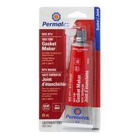 Permatex 59403 Silicone Gasket Maker, Red, 3 oz Tube, Paste, Acetic Acid