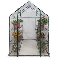Landscapers Select GHLPS Green House, 56.5 in L, 56.5 in W, 75 in H, Zippered Access Door