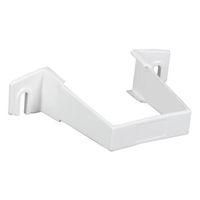 Amerimax T0534HP U-Downspout Bracket, Vinyl, White