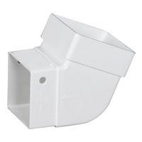 Amerimax T0525HPT Elbow, Vinyl, White