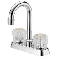 Boston Harbor PFN47850CP-LF Bar Sink Faucet, 1.8 gpm, 2-Handle, 3-Faucet Hole, Metal, Chrome Plated