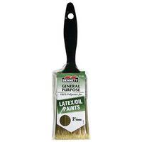 Bennett P1-50 Paint Brush, Plastic Handle, 2 in W, Polyester Bristle