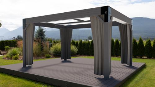 The Tucson PERGOLA 11x14 Retractable Sunshade w/Garage