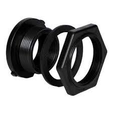 4 DBL THREADED POLYPRO FITTING